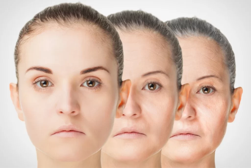 The aging process, rejuvenation anti-aging skin procedures