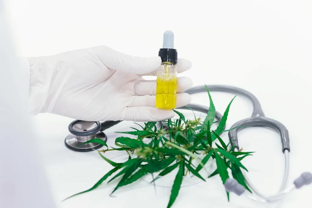 CBD oil recommendation by a doctor. 