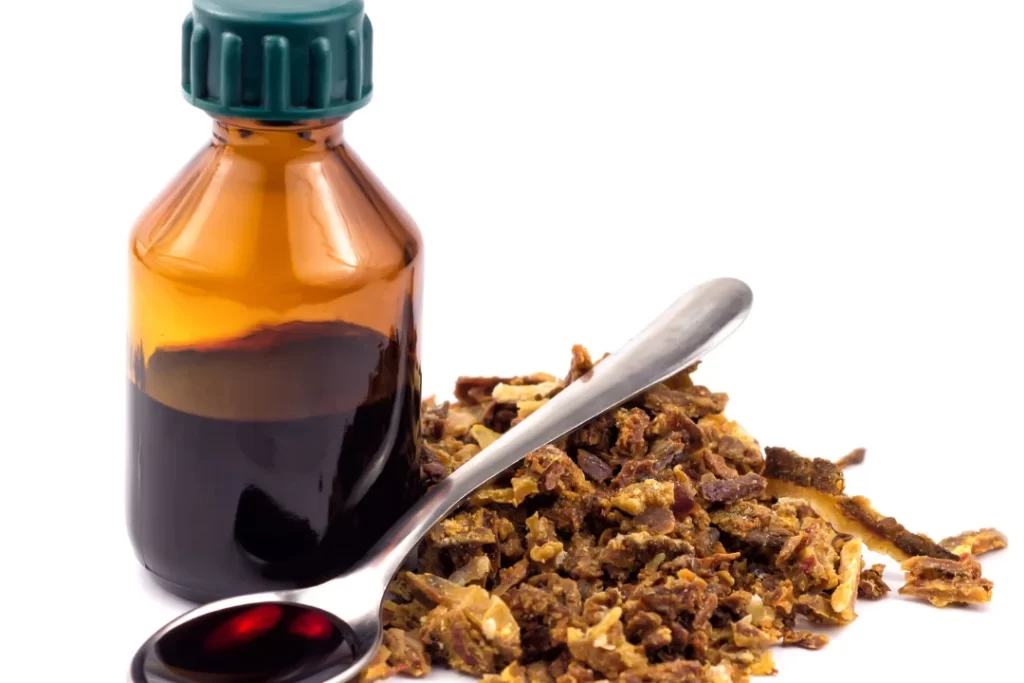 propolis syrup for improving immunity. 