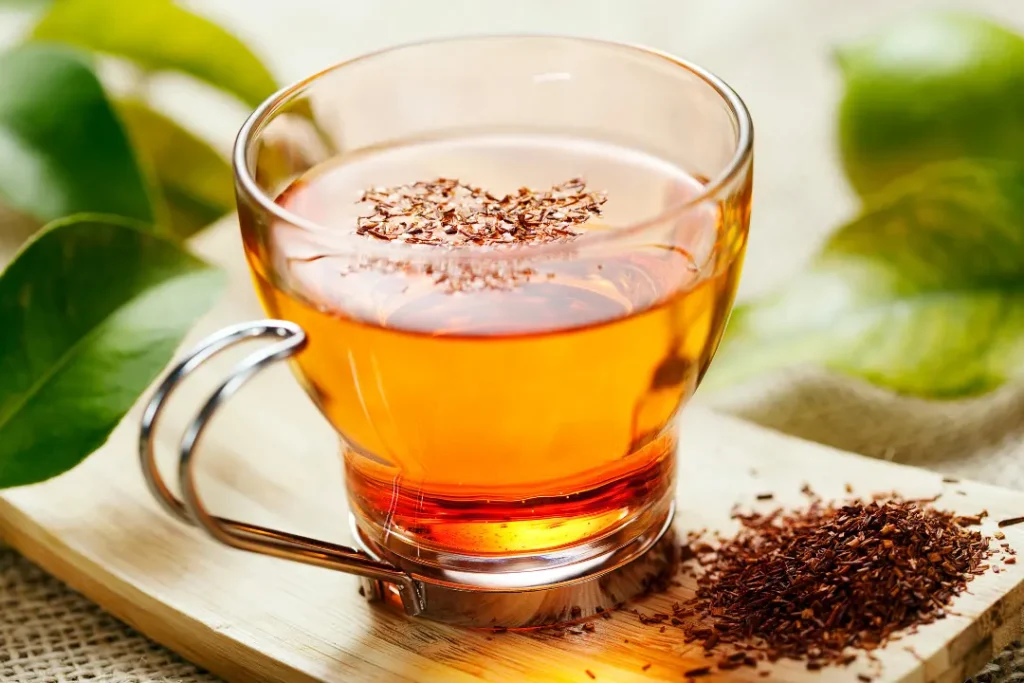 Rooibos tea for healthy skin. 