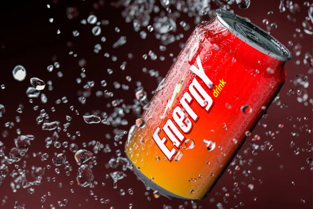 Energy drinks help to boost up the level of energy. 