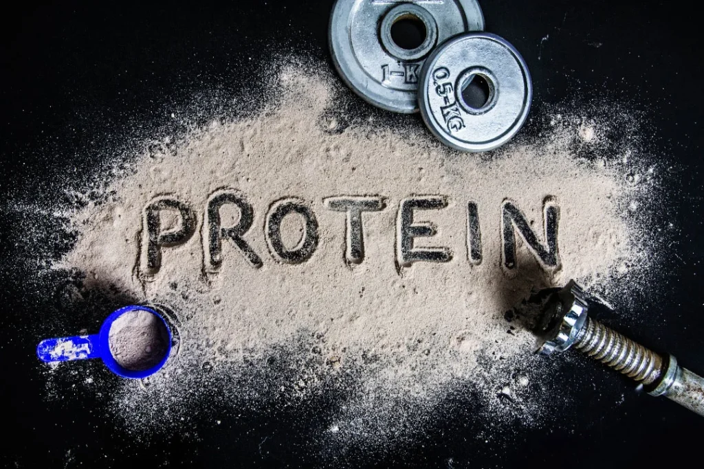 Protein powder. 