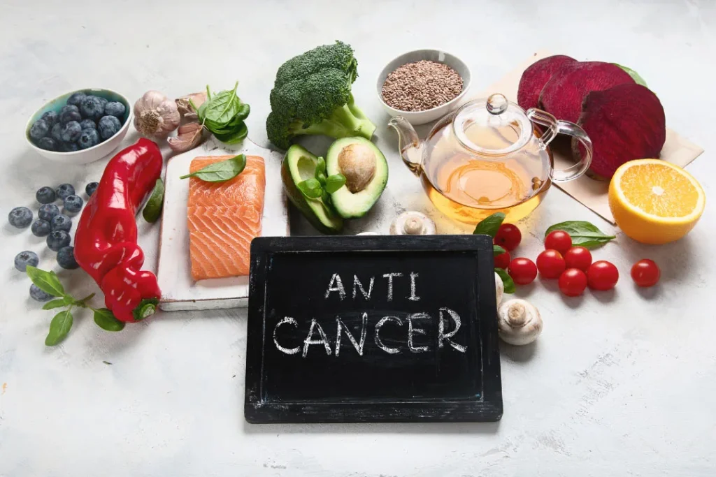 Food items that help to cure cancer. 