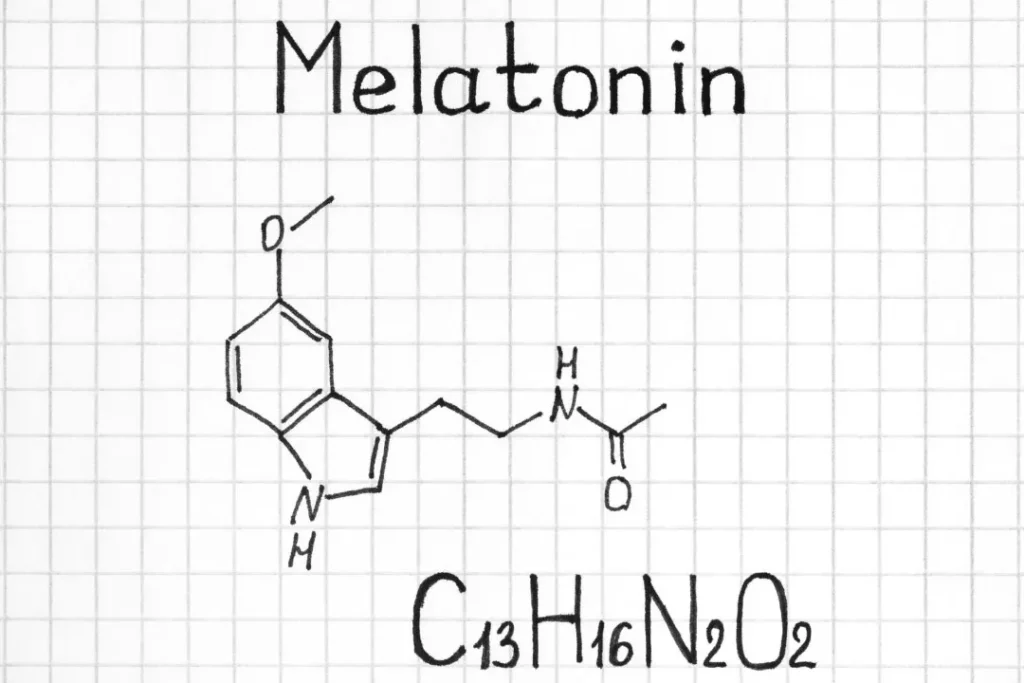 Melatonin structure. 