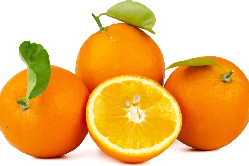 Oranges are rich in vitamin C. 