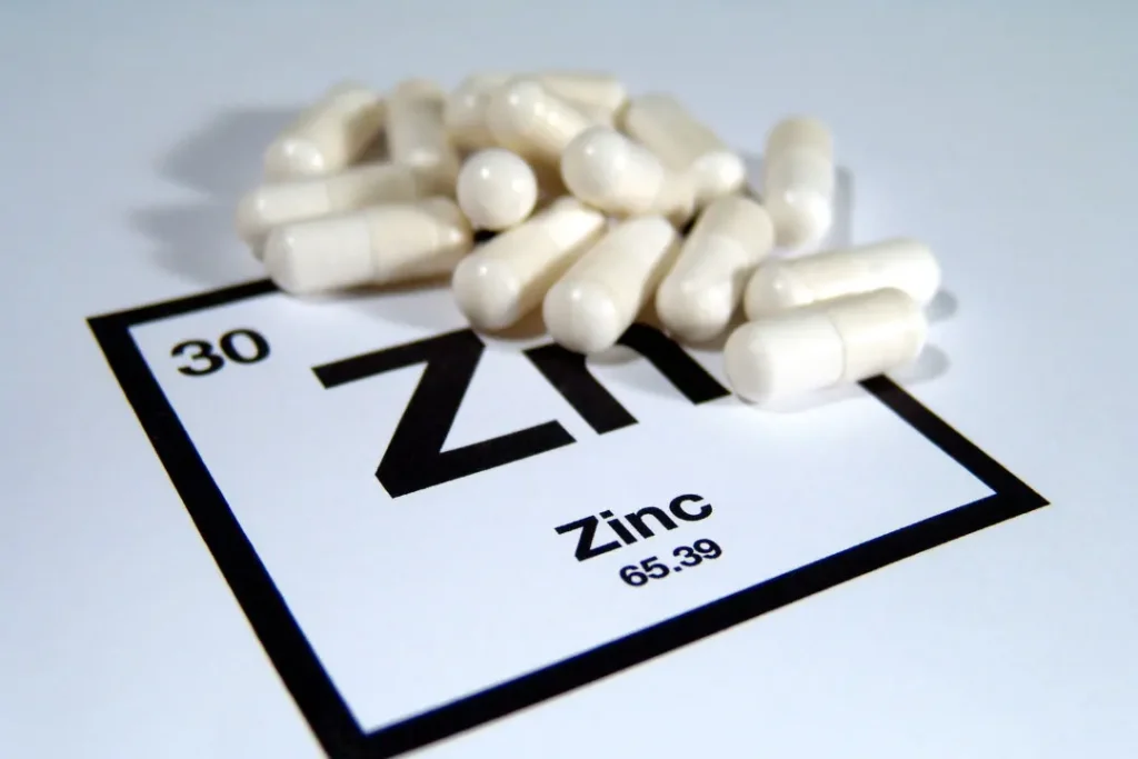Zinc supplements. 