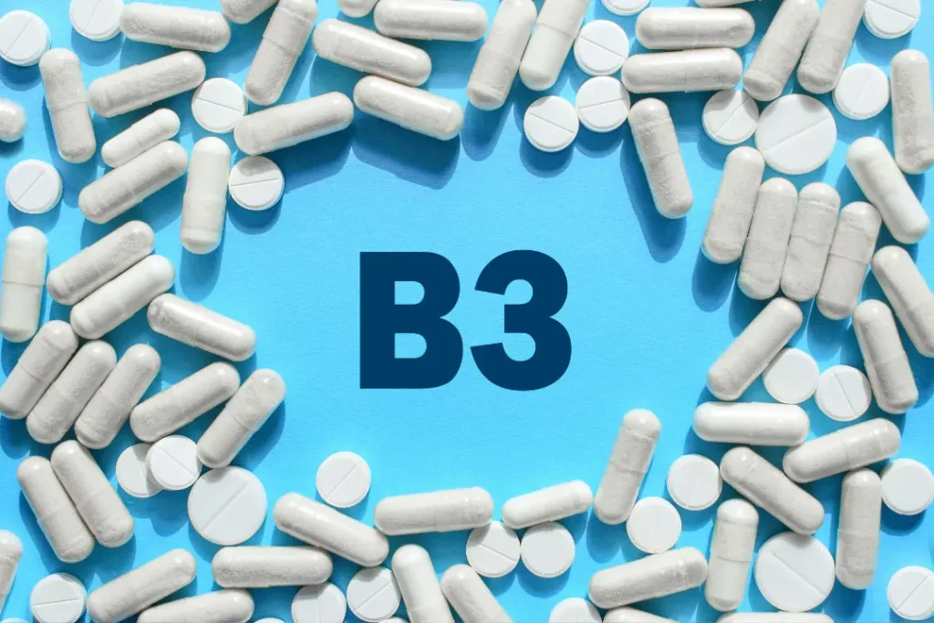 Vitamin B3 supplements. 