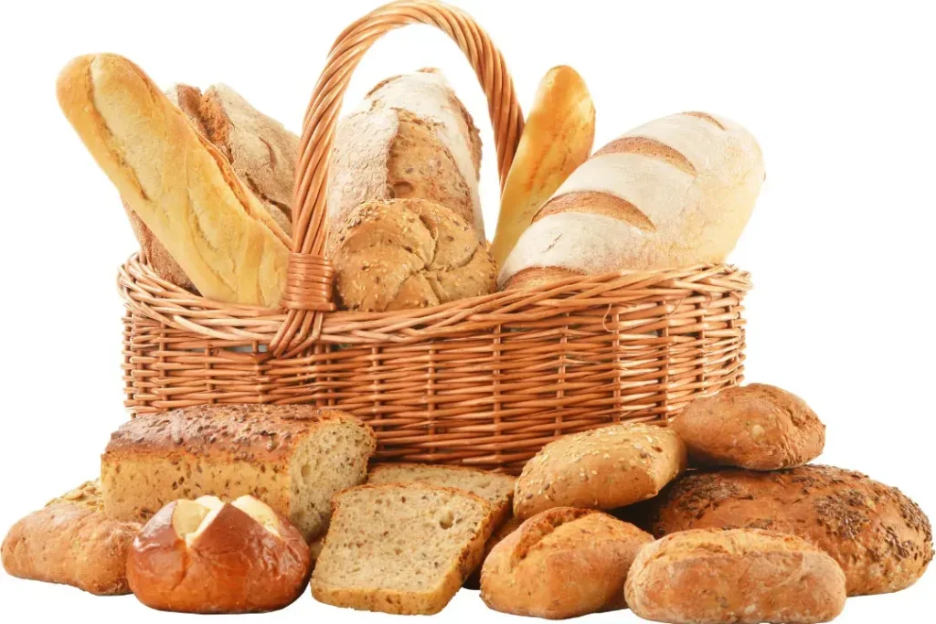 Bread items. 