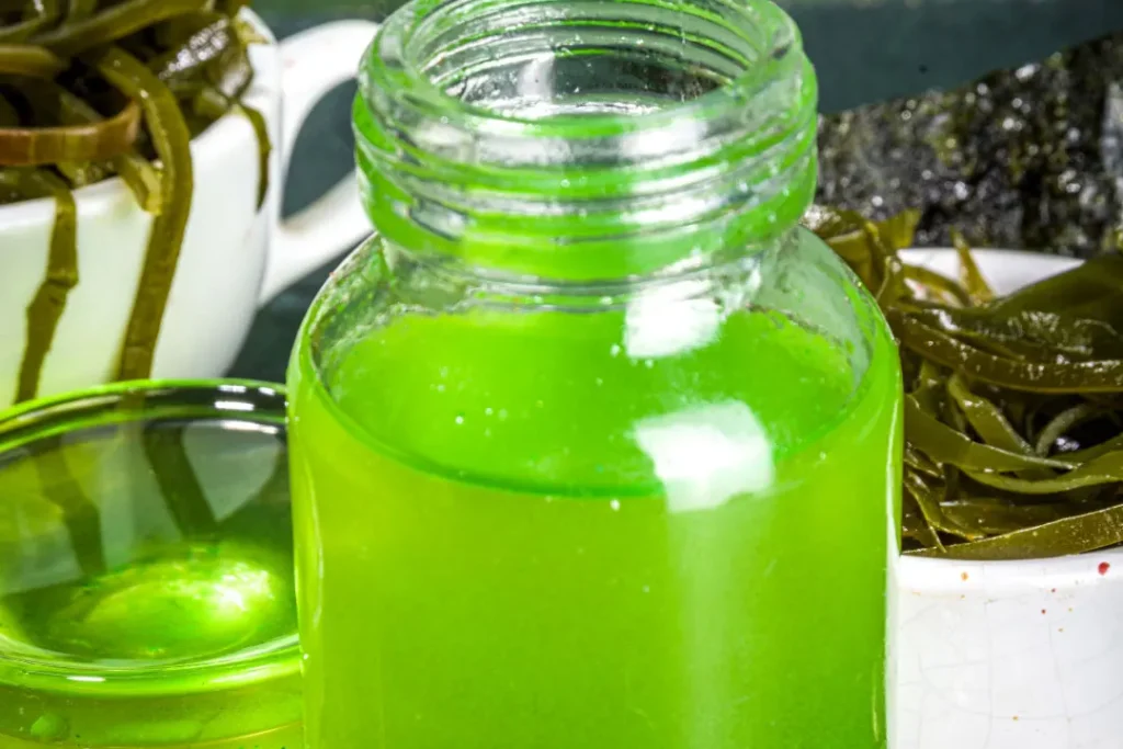 Algae oil. 
