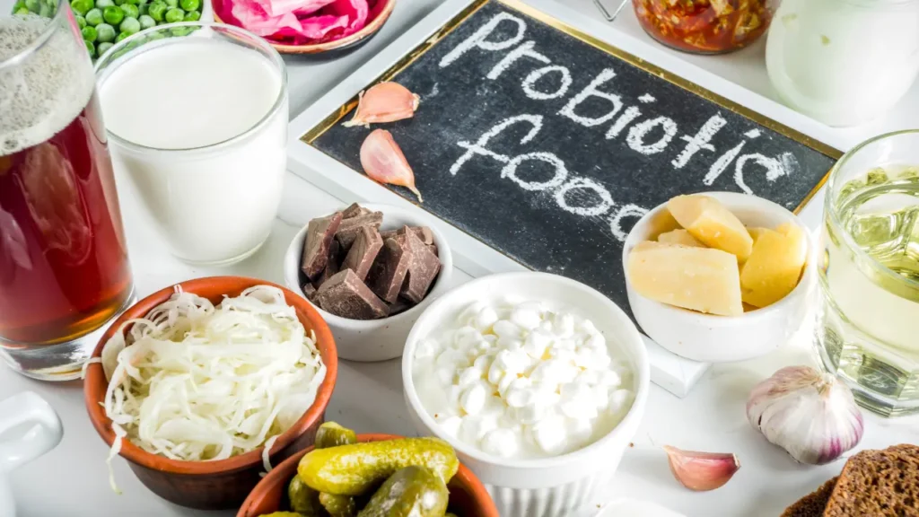 Probiotic food items. 