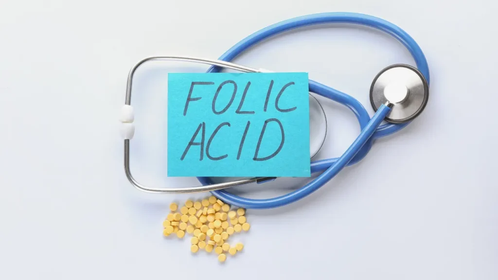 Folic acid supplements. 