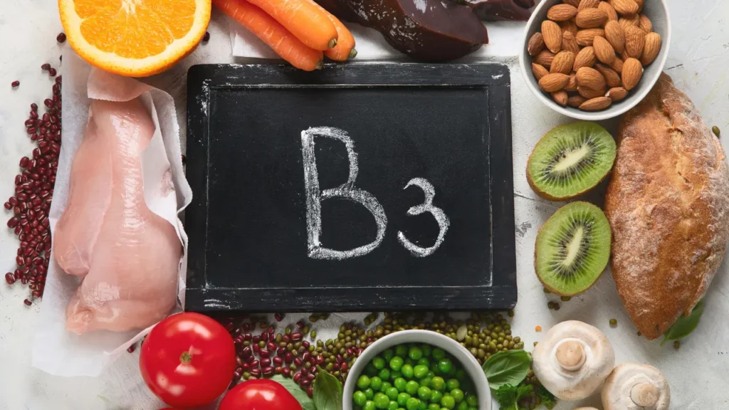 Vitamin B3 food sources. 