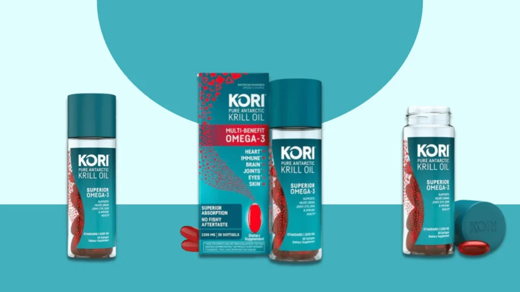 Kori krill oil 1200 mg softgels for dry skin
