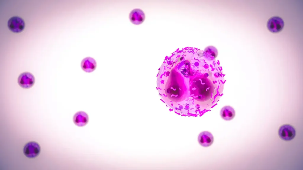 Virus cells. 