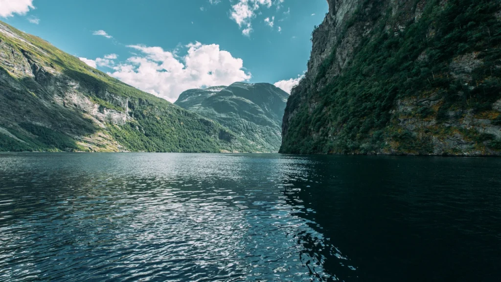 pristine waters of Norway