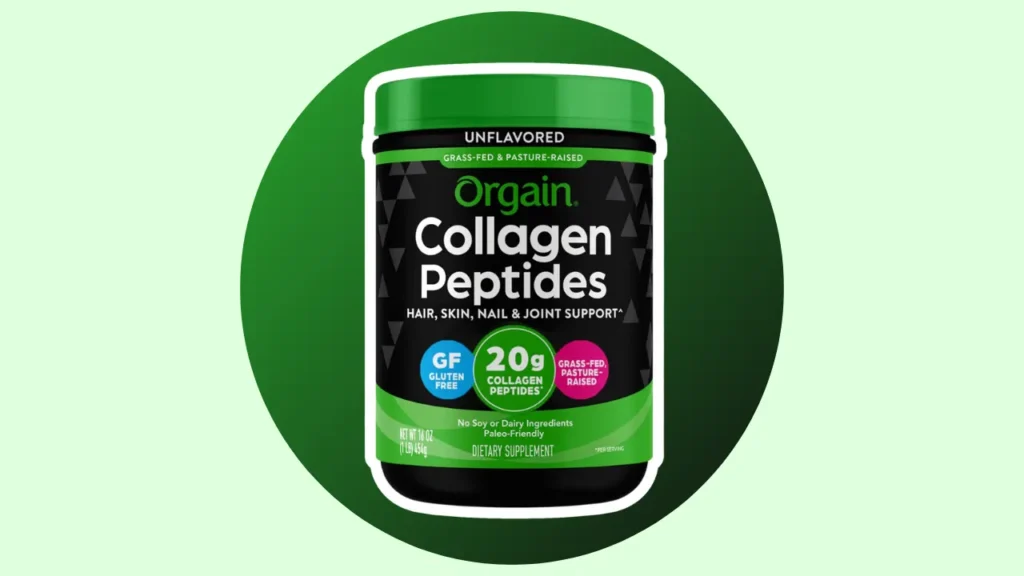Orgain collagen peptides for skin, hair and joints 